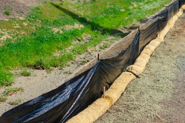 Straw Wattle Installation in Glen Burnie